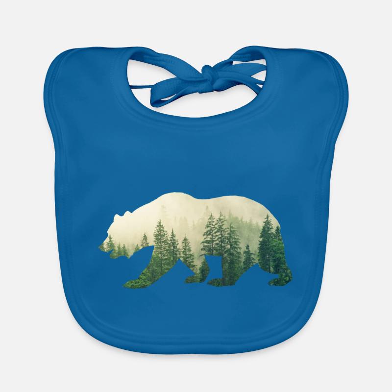 Grizzly des forêts Bavoir bio Bébé