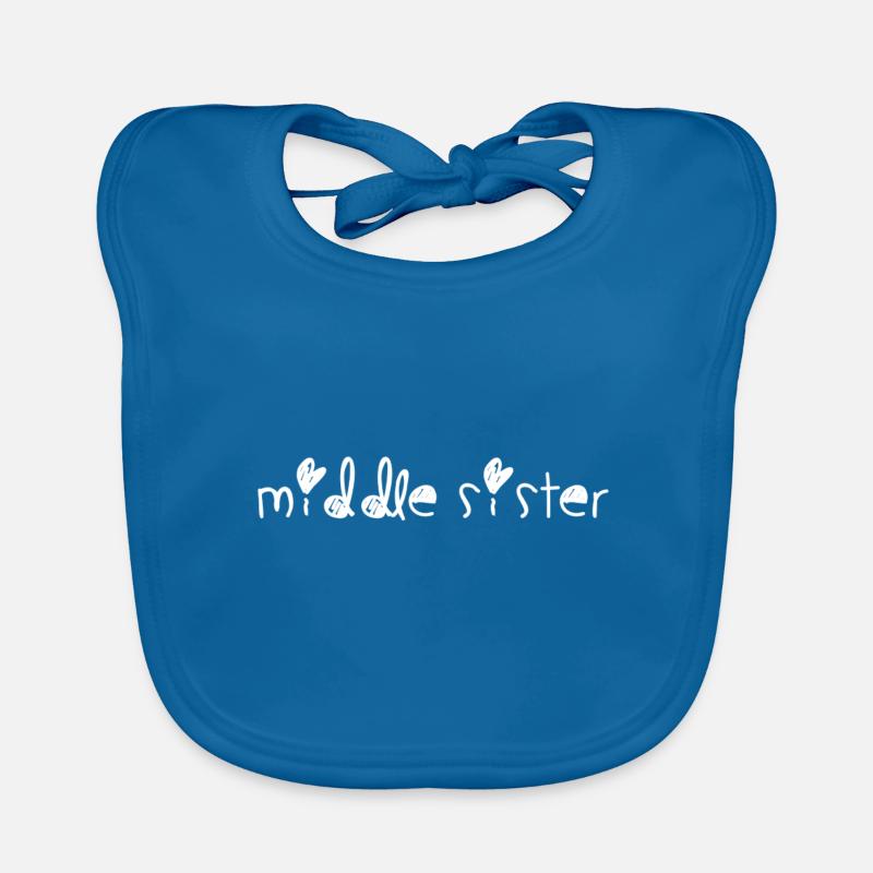 middle sister 2 Organic Baby Bibs