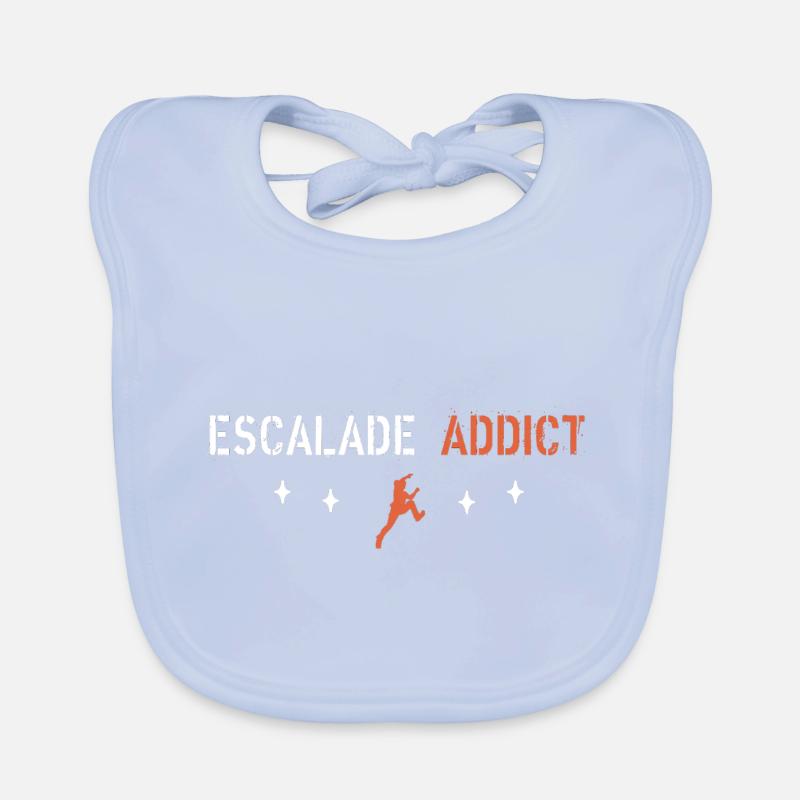Escalade addict Bavoir bio Bébé