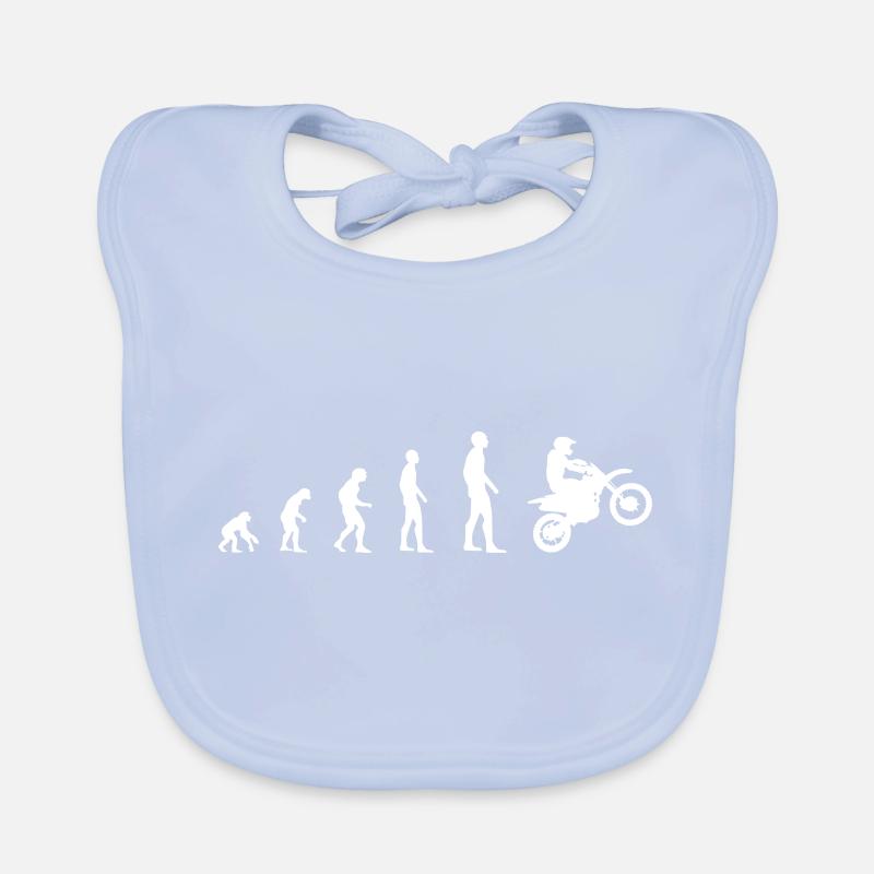 Cross Motorcycle Wheely - Evolution Organic Baby Bibs
