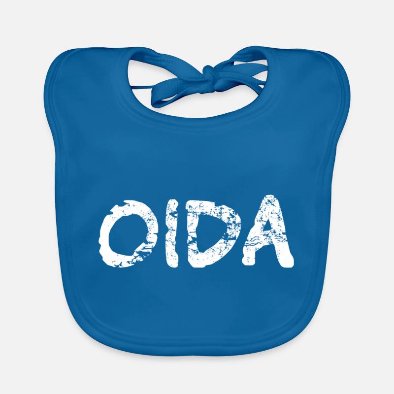 Oida Austrian Bavarian saying Meme Organic Baby Bibs