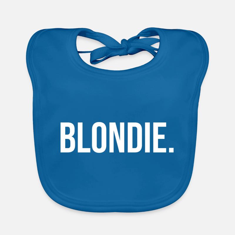 Blondie - blonde - blanche Bavoir bio Bébé