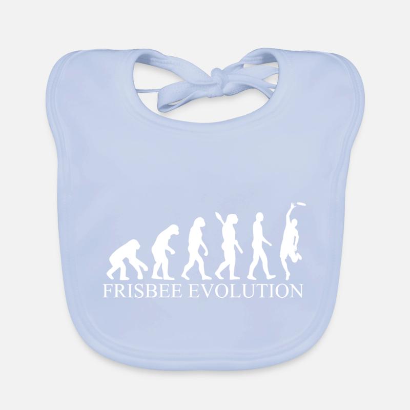 Frisbee evolution Organic Baby Bibs