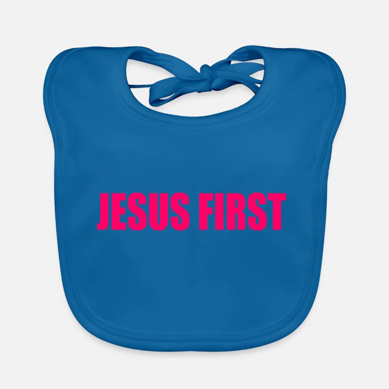 Jesus first Organic Baby Bibs