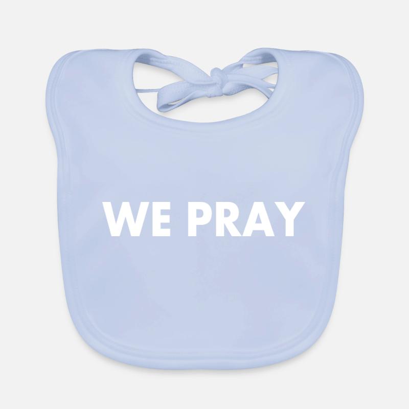 We pray Baby Bio-Lätzchen