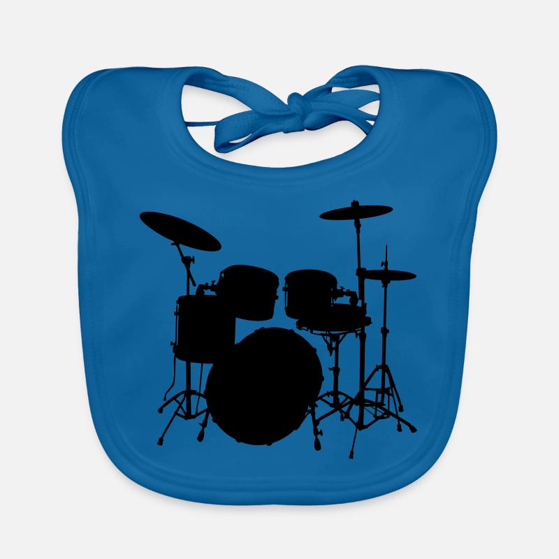 Drums Organic Baby Bibs