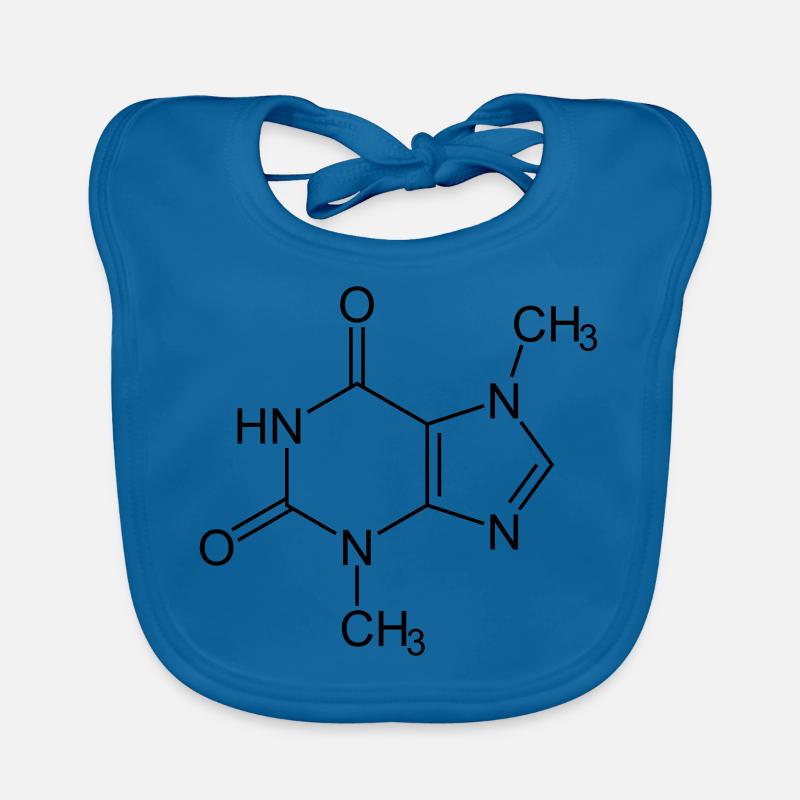 Theobromin - Bavoir bio Bébé - bleu paon