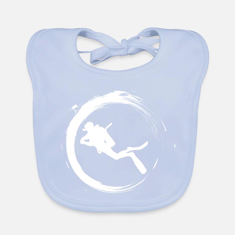 diving Organic Baby Bibs