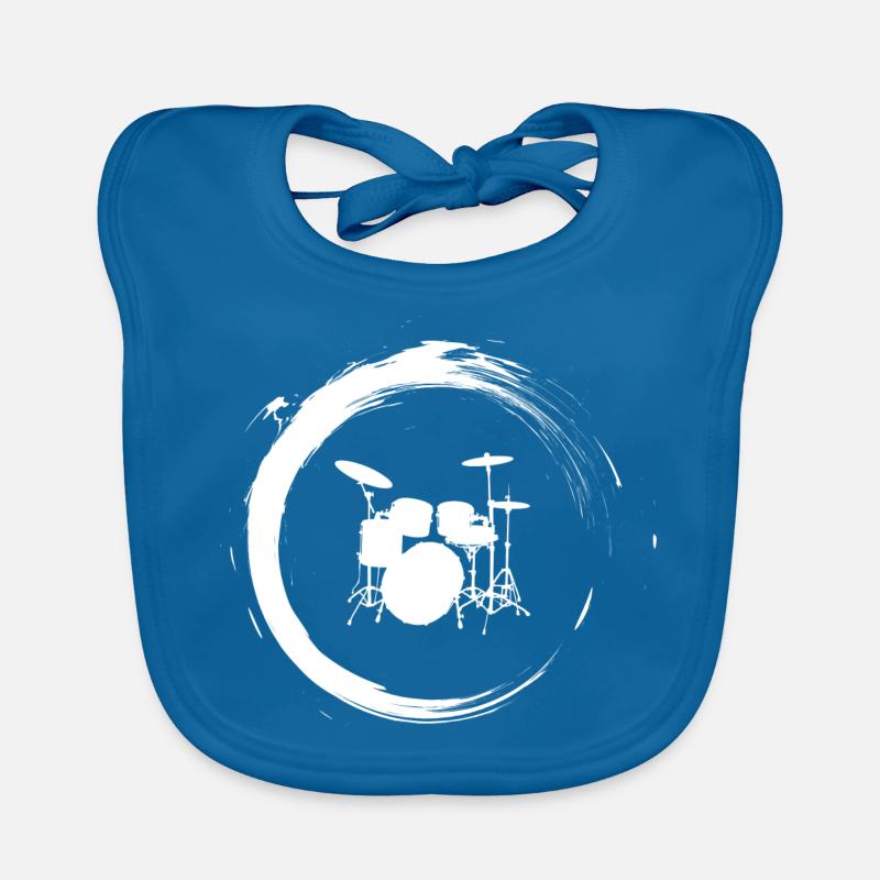 Drums Organic Baby Bibs