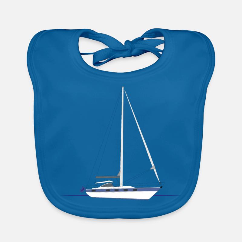 Segelboot Baby Bio-Lätzchen