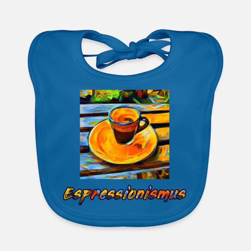 Expressionismus Espresso ergibt Espressionismus Baby Bio-Lätzchen