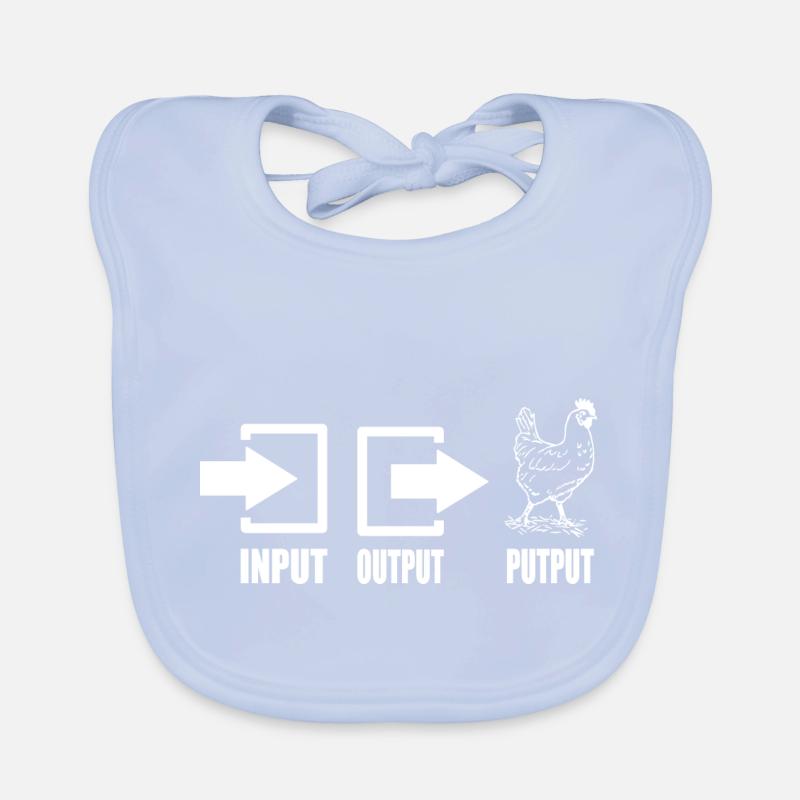 Input Output Putput Computer Science Nerd Lustig Organic Baby Bibs