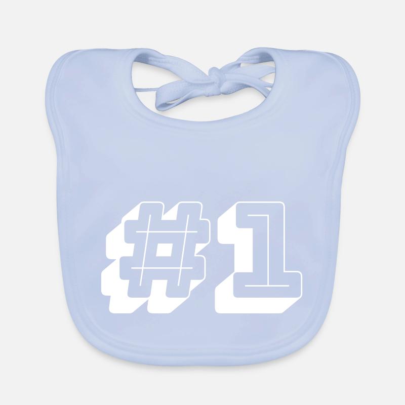 Nummer Eins Nummer 1 Baby Bio-Lätzchen