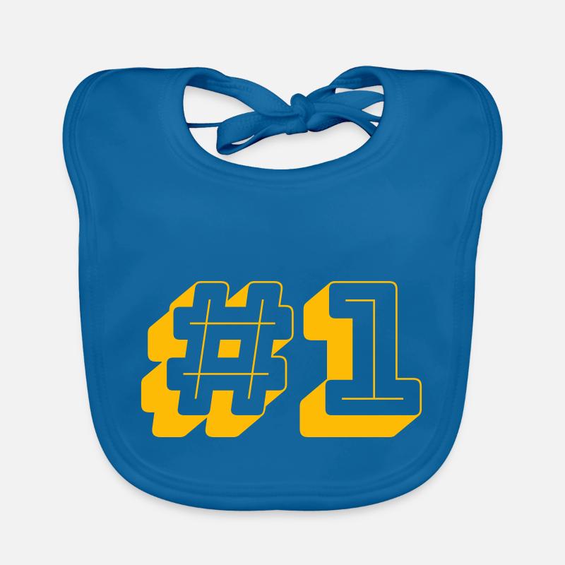 Nummer Eins Nummer 1 Baby Bio-Lätzchen