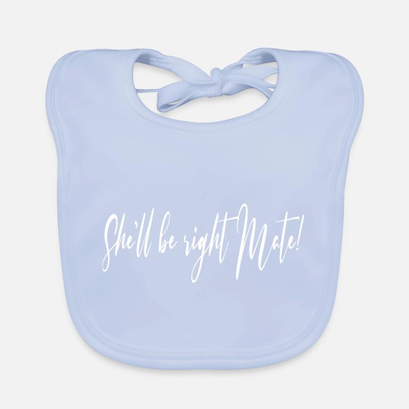 She ll be right Mate Organic Baby Bibs