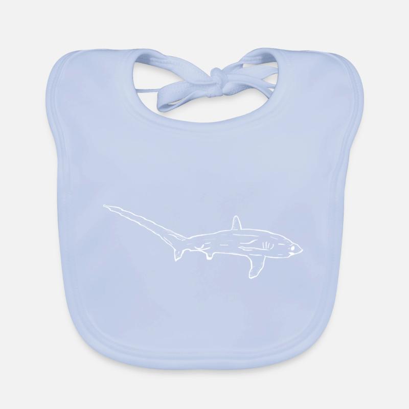 Requin-renard Bavoir bio Bébé