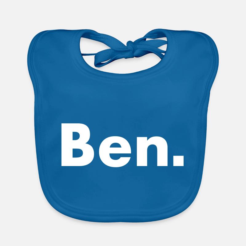 Ben - Name - Schrift - Benedikt - Benjamin Baby Bio-Lätzchen