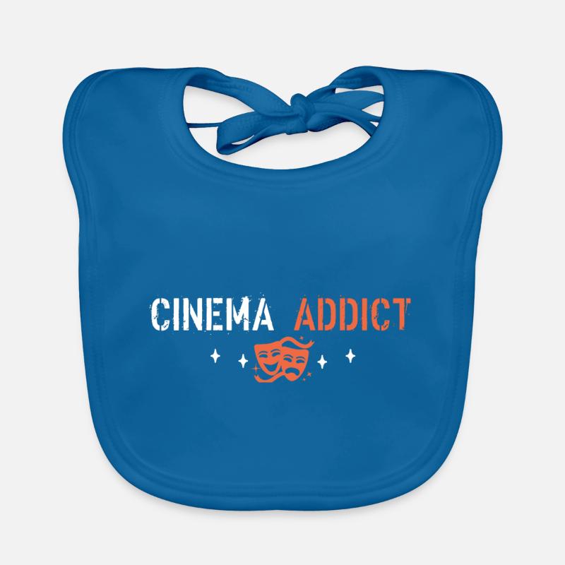 Cinema addict Organic Baby Bibs