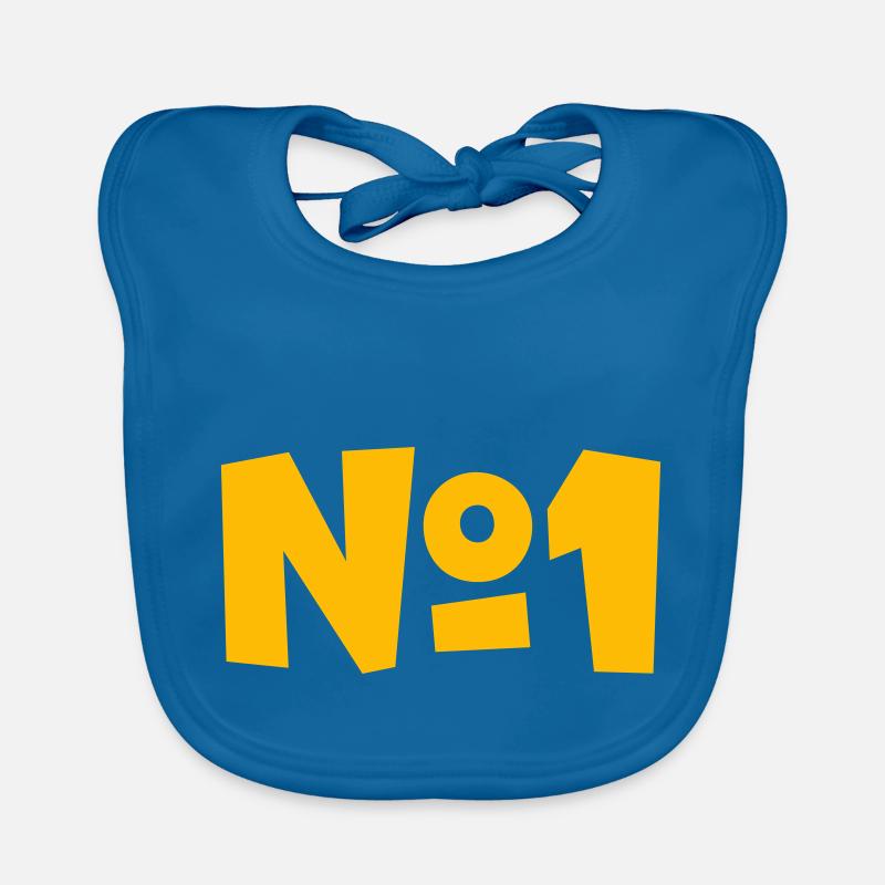 Erster Platz Nummer Eins Nummerierung Baby Bio-Lätzchen