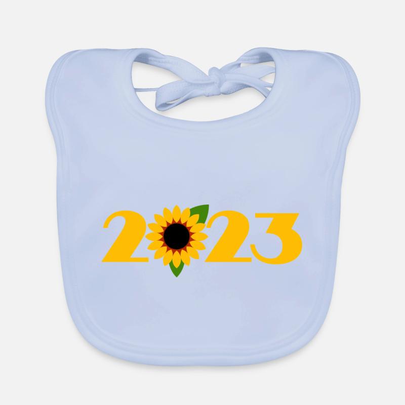 Sunflower 2023 Organic Baby Bibs