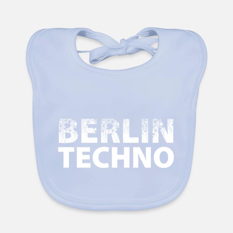 Berlin Techno Baby Bio-Lätzchen
