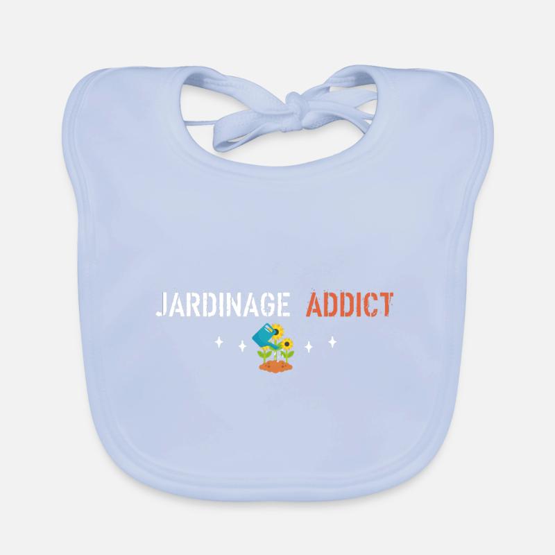 Jardinage addict Bavoir bio Bébé