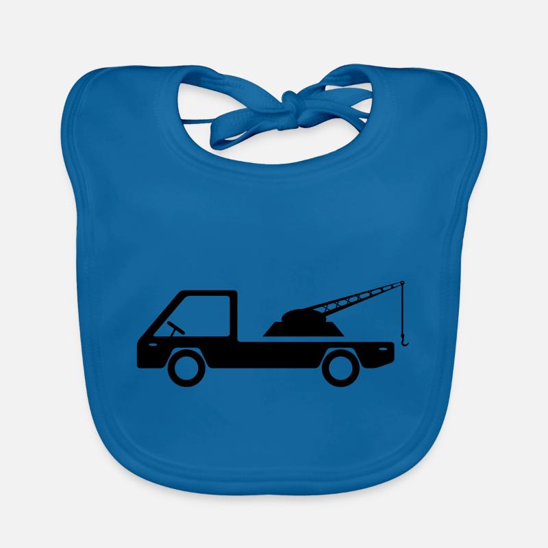 Abschleppwagen Grafik Baby Bio-Lätzchen
