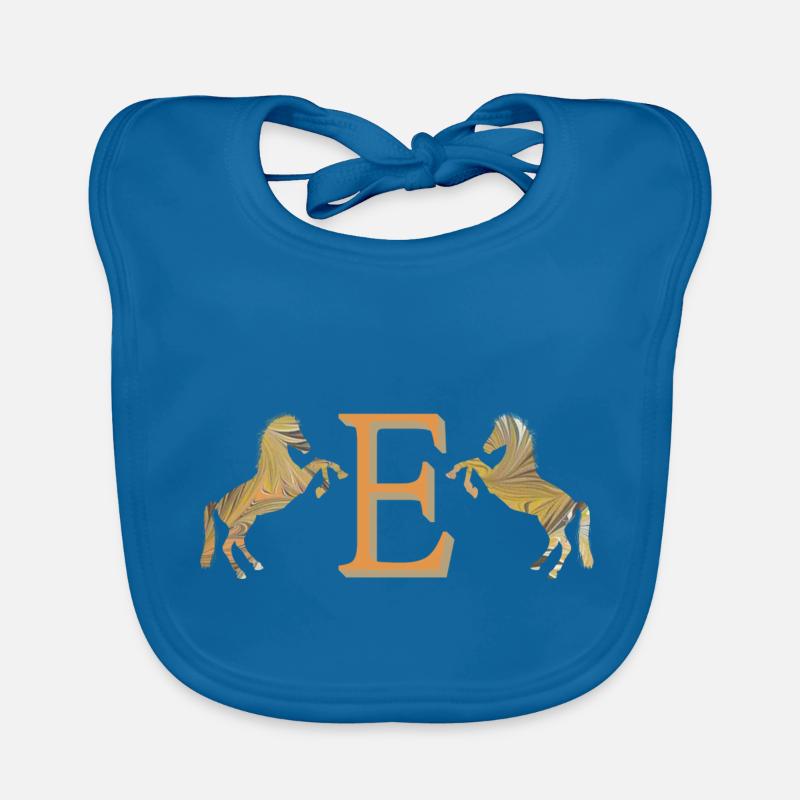 chevaux e 113 e Bavoir bio Bébé