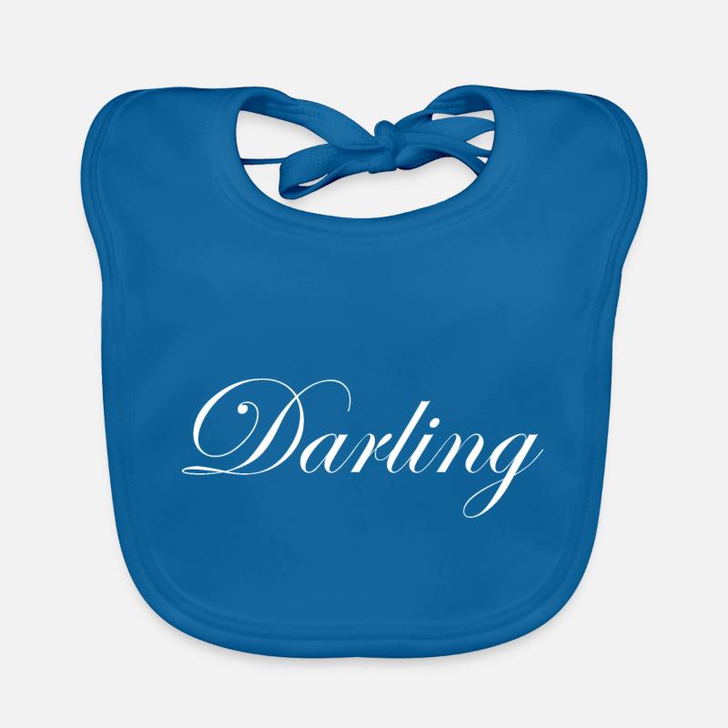 Darling - Baby Bio-Lätzchen - Pfauenblau
