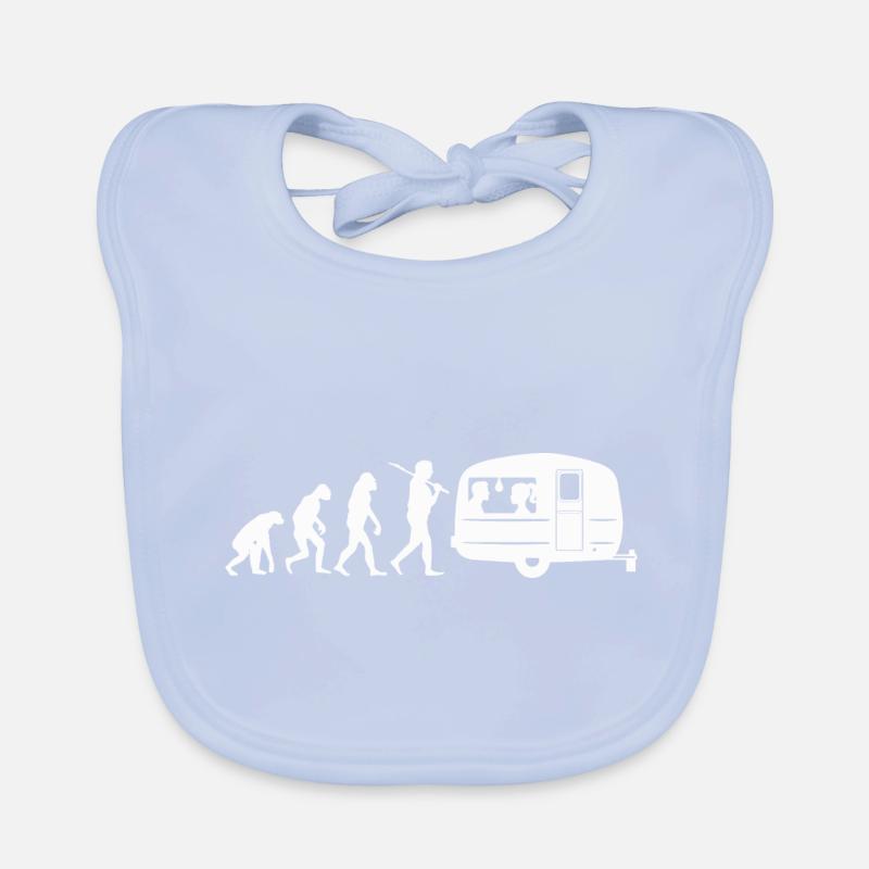 Camper Wohnwagen Camping Campingplatz Evolution Baby Bio-Lätzchen