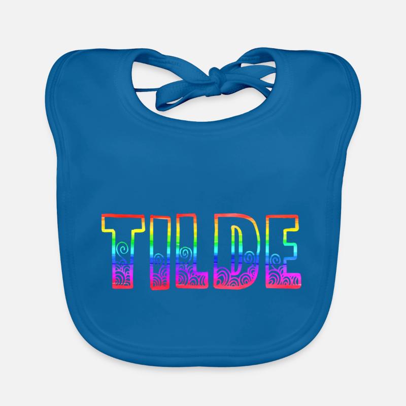 tilde rs rainbow Organic Baby Bibs