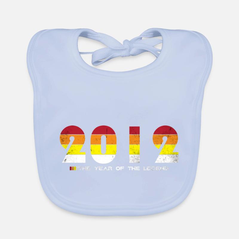 Millésime 2012 - L’année de la légende - Rétro 12 Bavoir bio Bébé