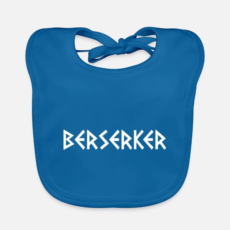 2695 Berserker - Bavoir bio Bébé - bleu paon
