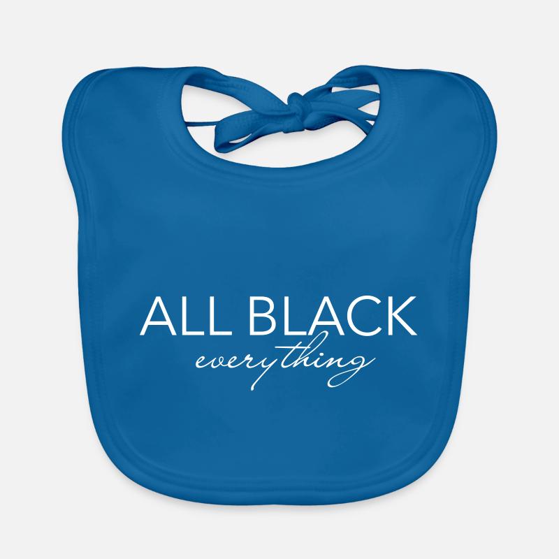 all black everything Bavoir bio Bébé