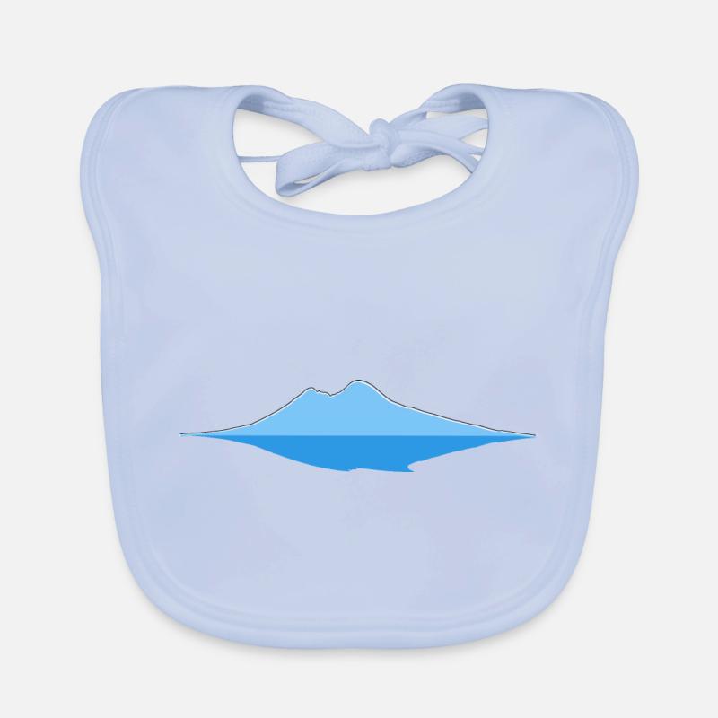 Naples, Vesuvius Organic Baby Bibs