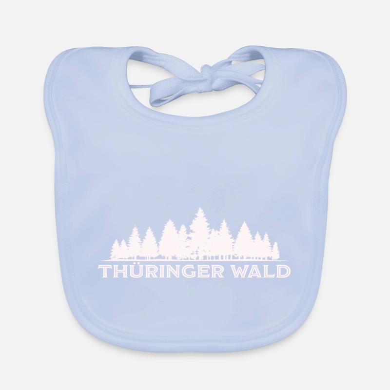 Thüringer Wald Deutschland Urlaub Souvenir Baby Bio-Lätzchen