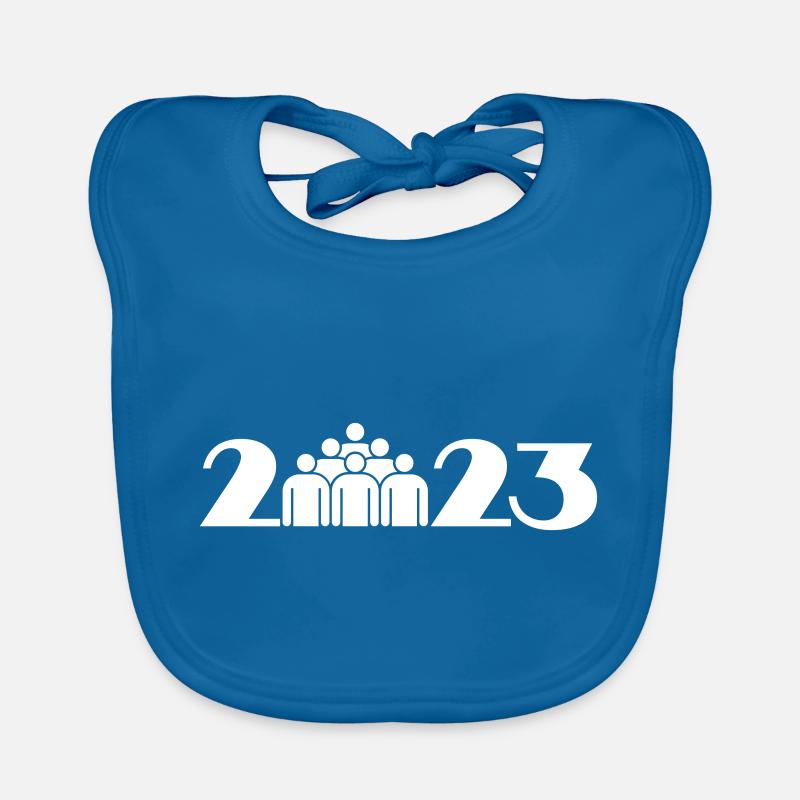 Teamwork, Team, Team player 2023 Baby Bio-Lätzchen