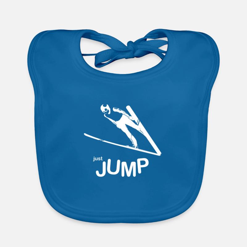 Ski Jumping Bavoir bio Bébé