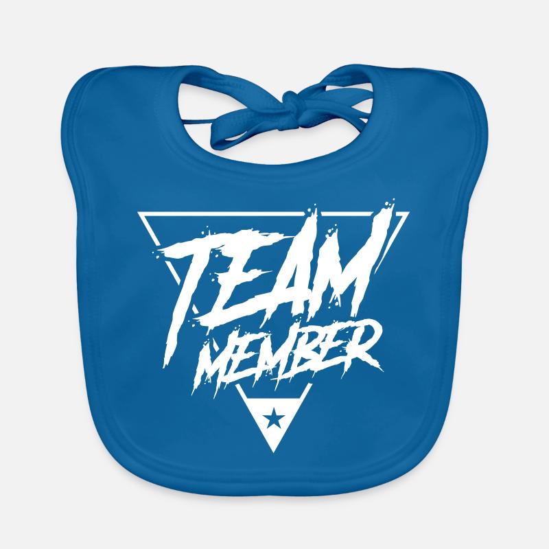 team member triangle Bavoir bio Bébé