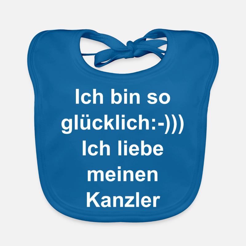 Kanzler SMS Spruch Baby Bio-Lätzchen