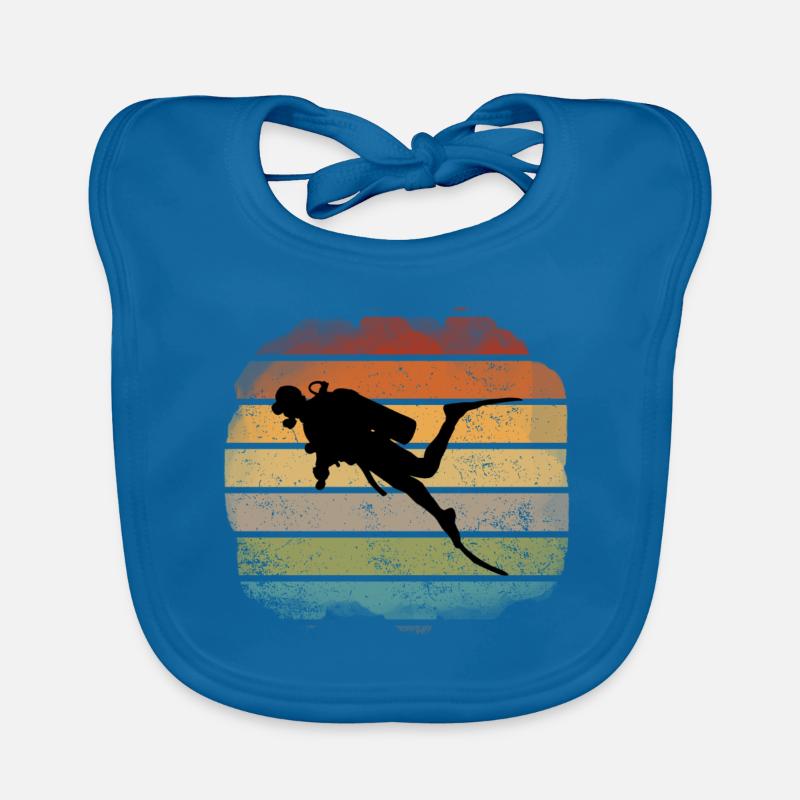 diver Organic Baby Bibs