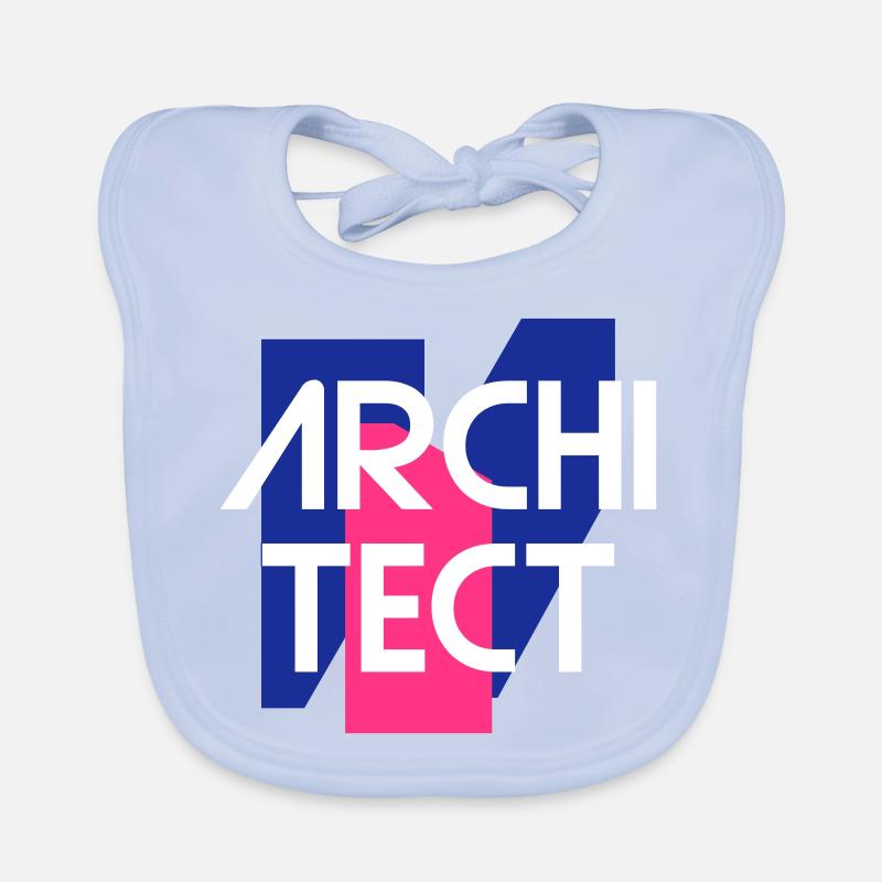 Architect (geometric figures) Organic Baby Bibs
