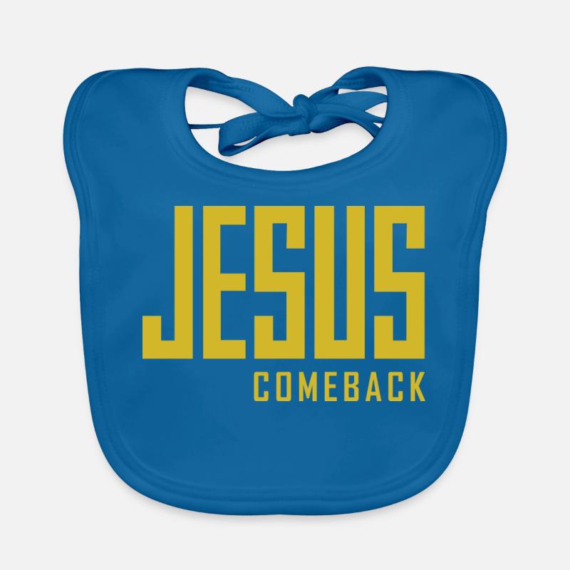 Jesus Comeback – Dein Glaubens-Statement! Baby Bio-Lätzchen