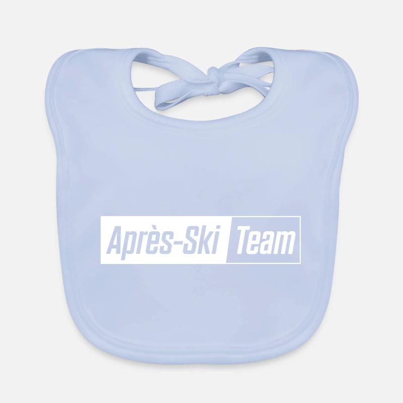 équipe après ski Bavoir bio Bébé