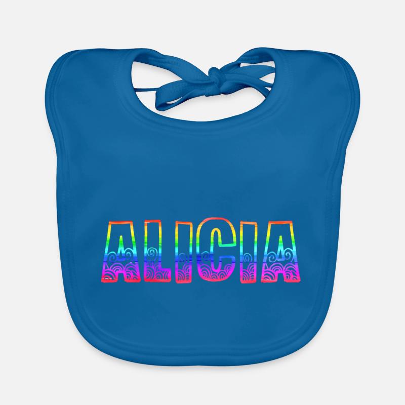 alicia rs regenbogen Baby Bio-Lätzchen