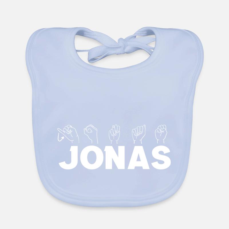 Sign language Jonas Organic Baby Bibs