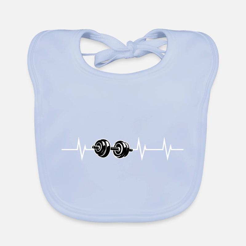 Battement de cœur de force Bavoir bio Bébé