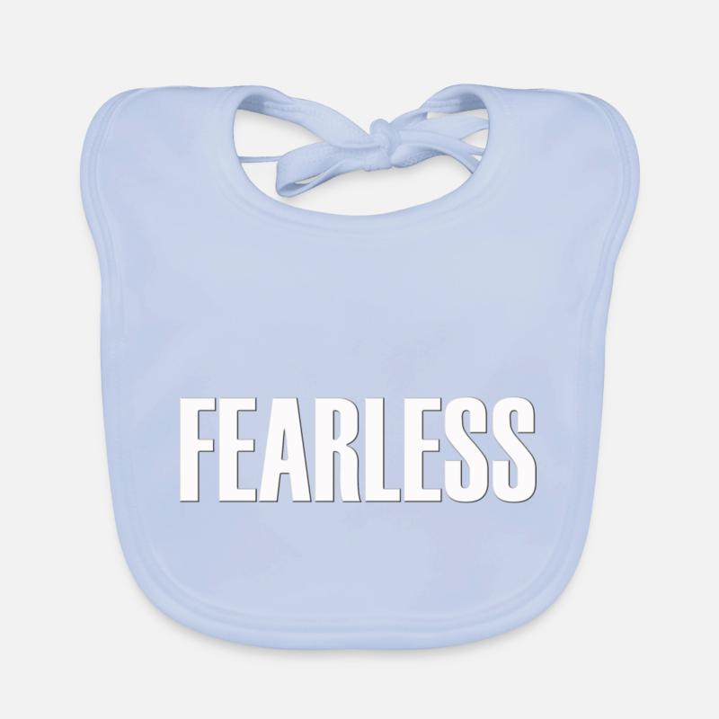 sans peur pas de peur intrépide chemise intrépide Bavoir bio Bébé