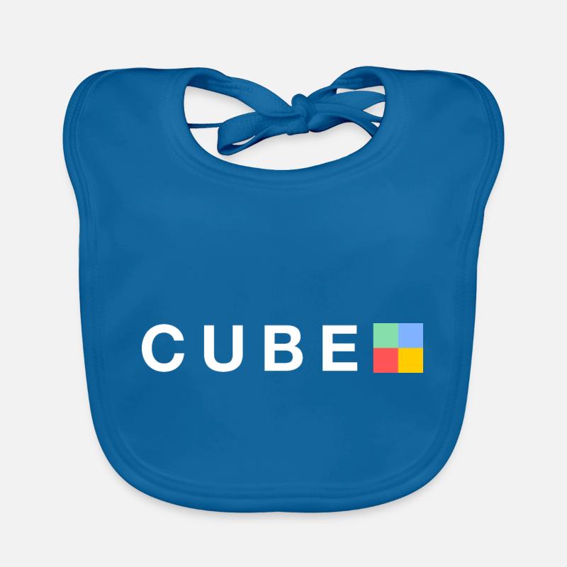 Cube logo Bavoir bio Bébé