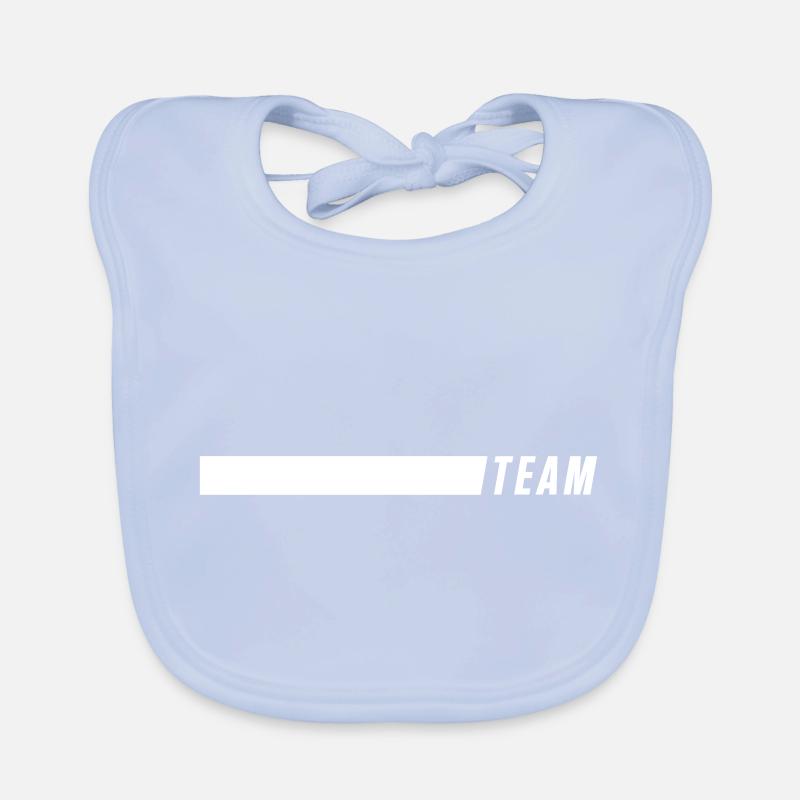 team stroke Organic Baby Bibs